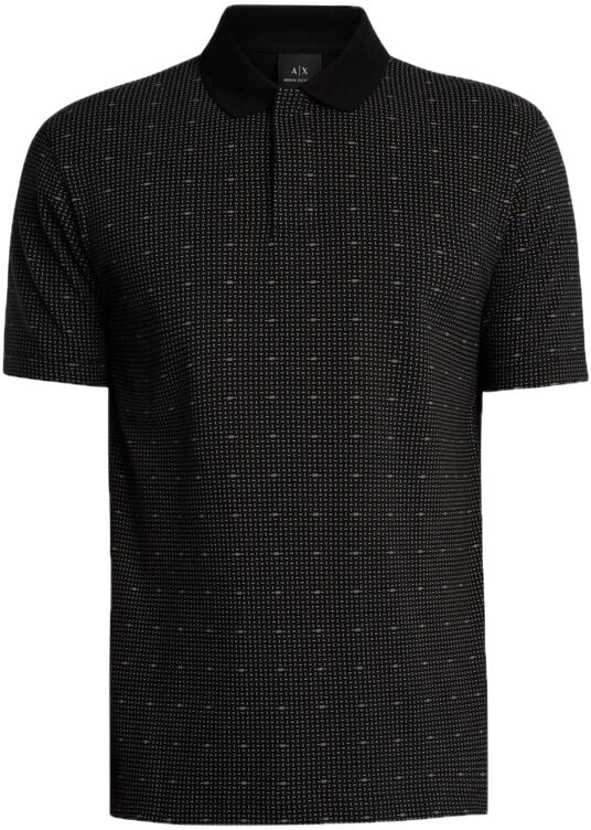 Armani Exchange Polo Black Zwart