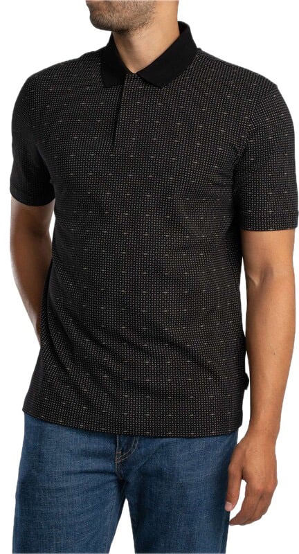 Armani Exchange Polo Black Zwart