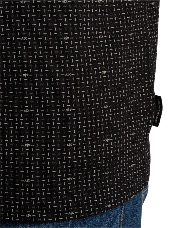 Armani Exchange Polo Black Zwart