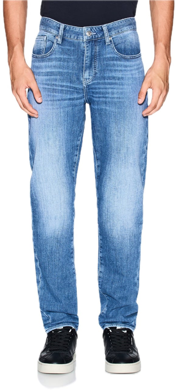 Armani Exchange Blue Jeans J14 Blauw