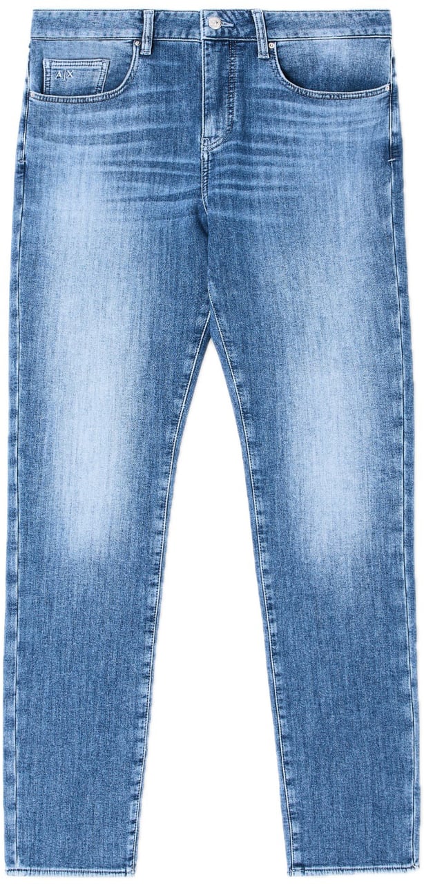 Armani Exchange Blue Jeans J14 Blauw