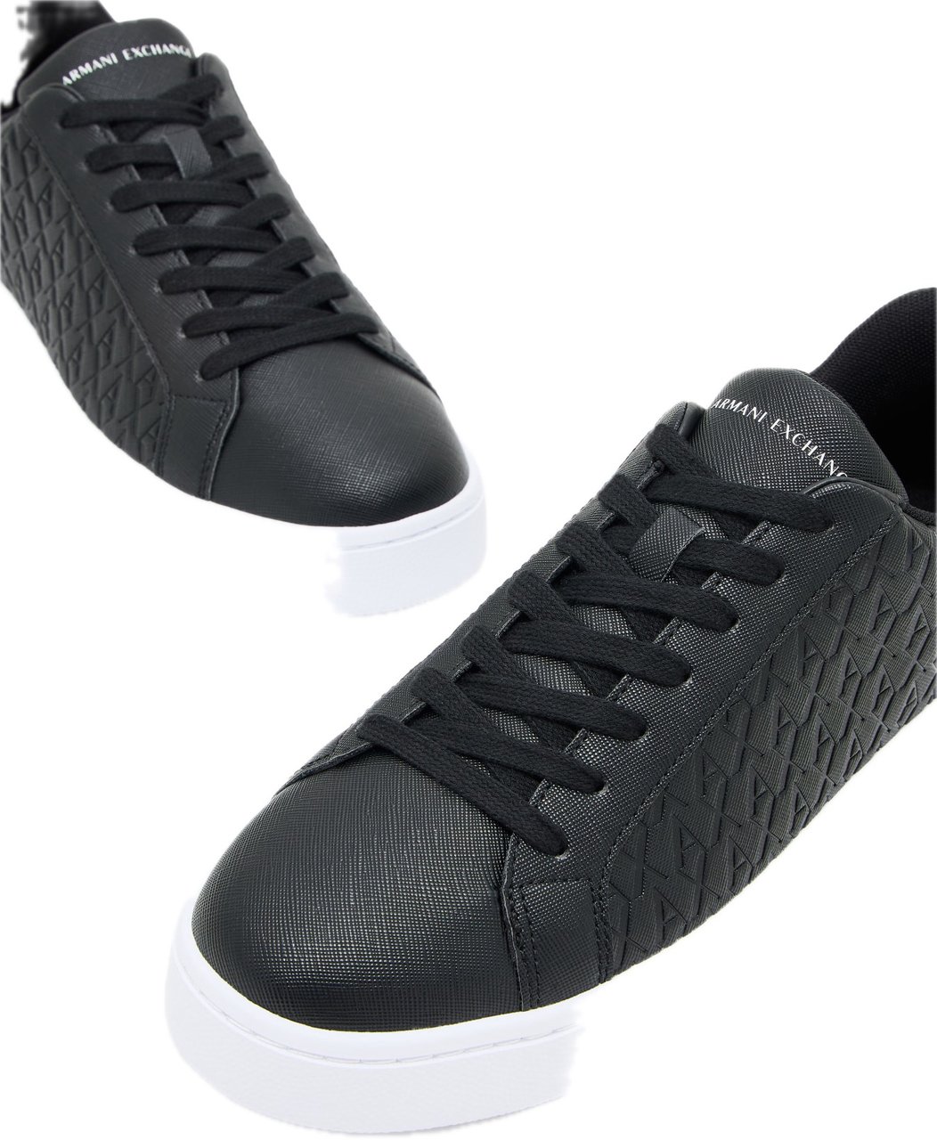 Armani Exchange Black/White Sneaker Zwart