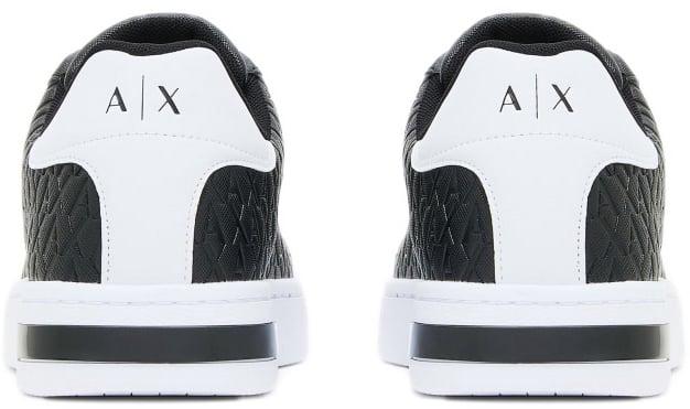 Armani Exchange Black/White Sneaker Zwart
