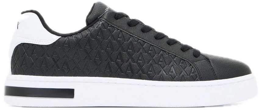 Armani Exchange Black/White Sneaker Zwart