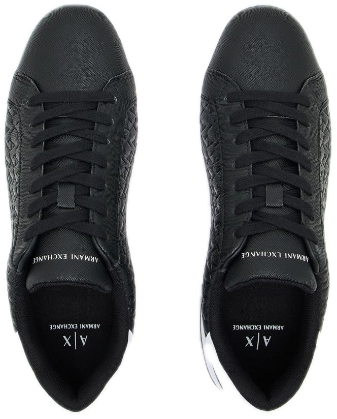 Armani Exchange Black/White Sneaker Zwart