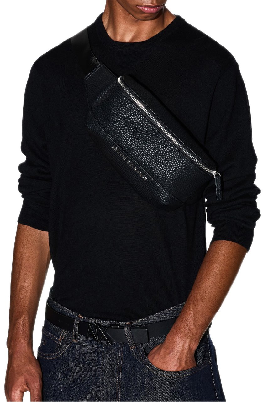 Armani Exchange Belt Bag Black Zwart