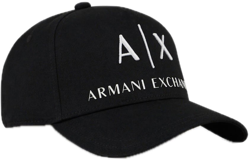 Armani Exchange Cap Black Zwart