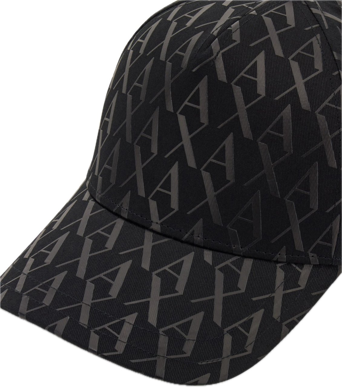 Armani Exchange Allover Logo Cap Zwart