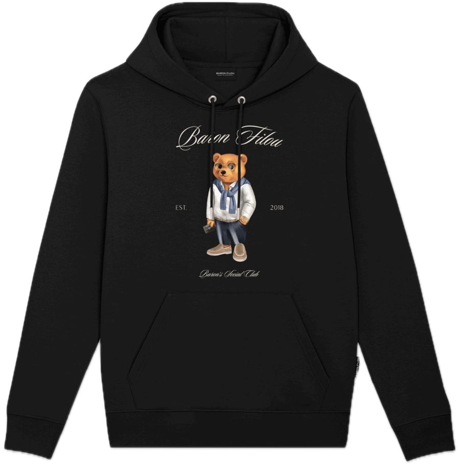 Baron Filou Hoodie Clii Social Club Black Zwart