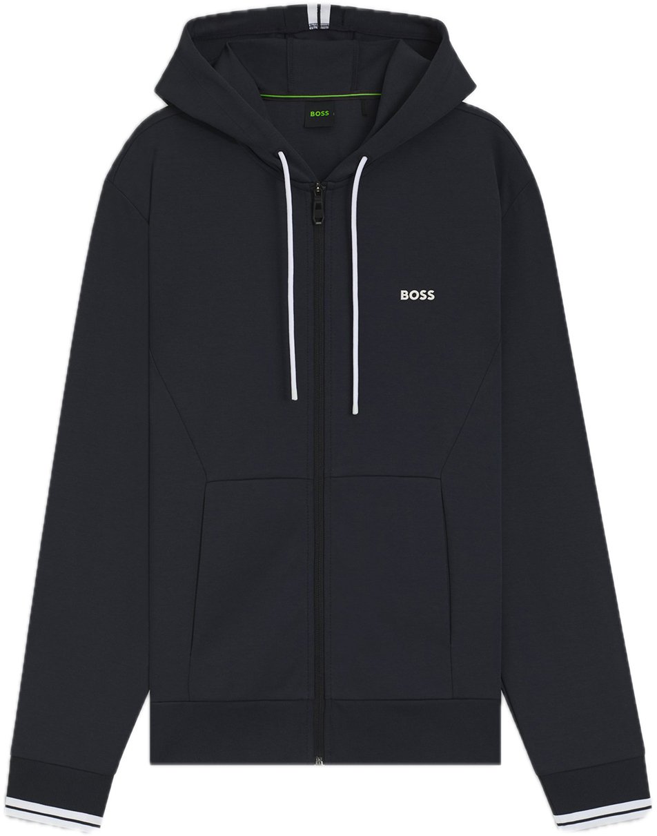 Boss Hoodie Zone Blauw