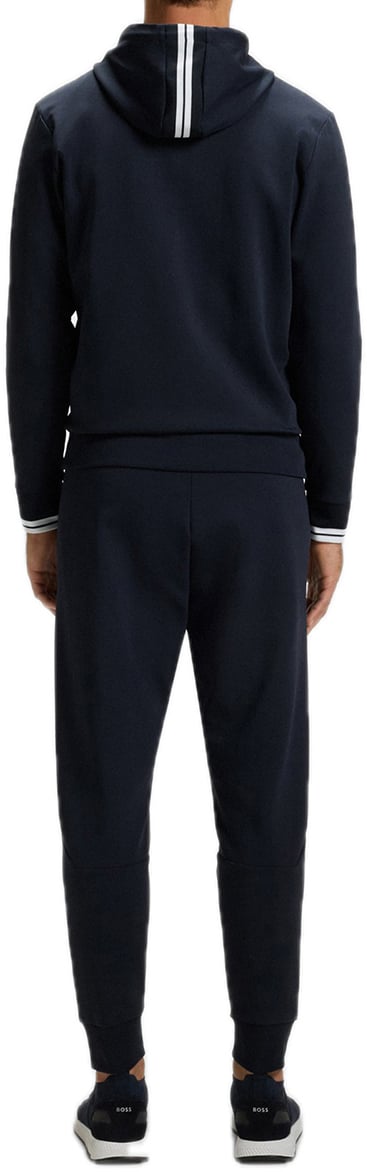 Boss Hoodie Zone Blauw