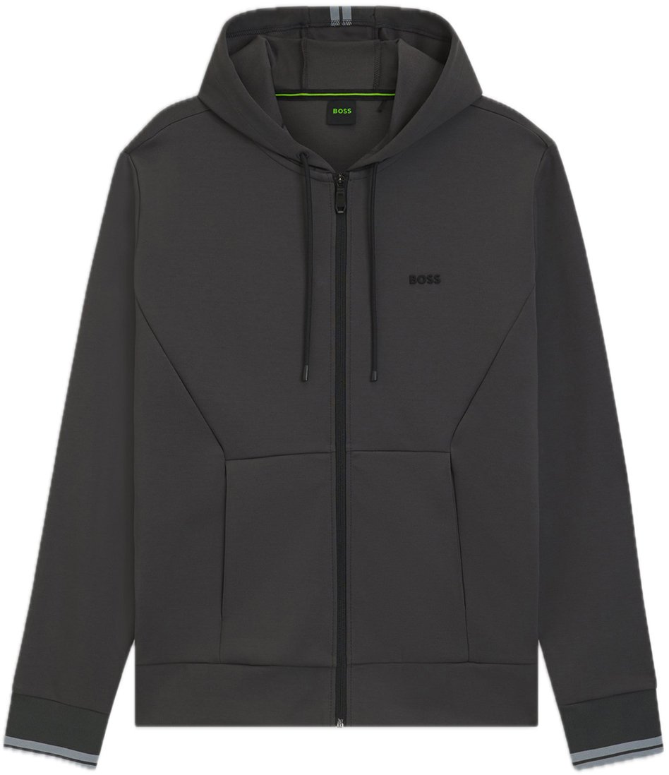 Boss Fz Hoodie Zone Grijs