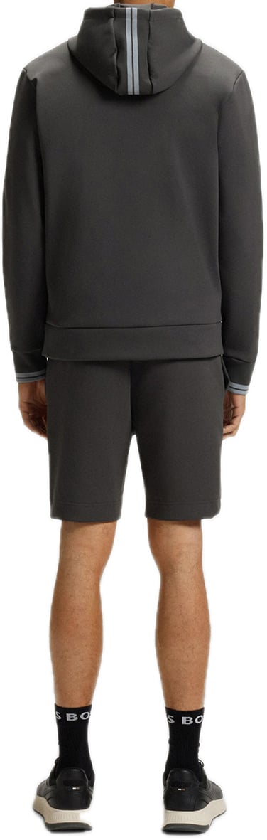 Boss Fz Hoodie Zone Grijs