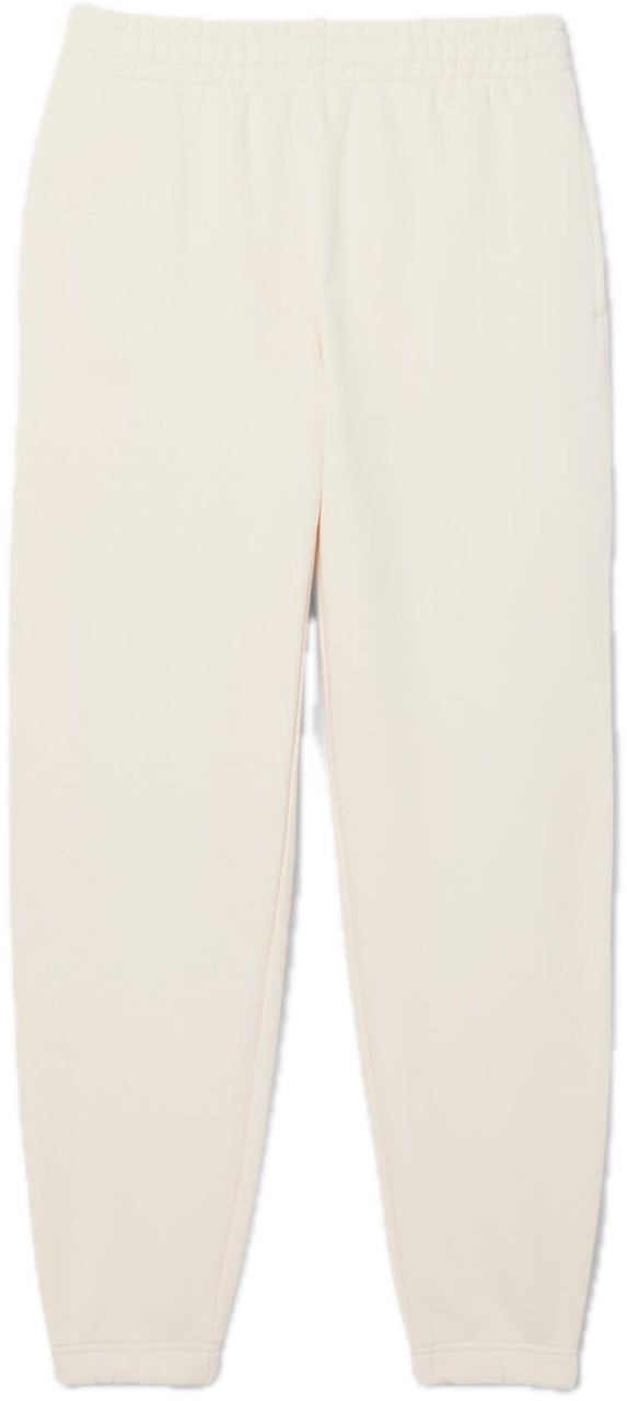 Lacoste Fleece Broek Wit