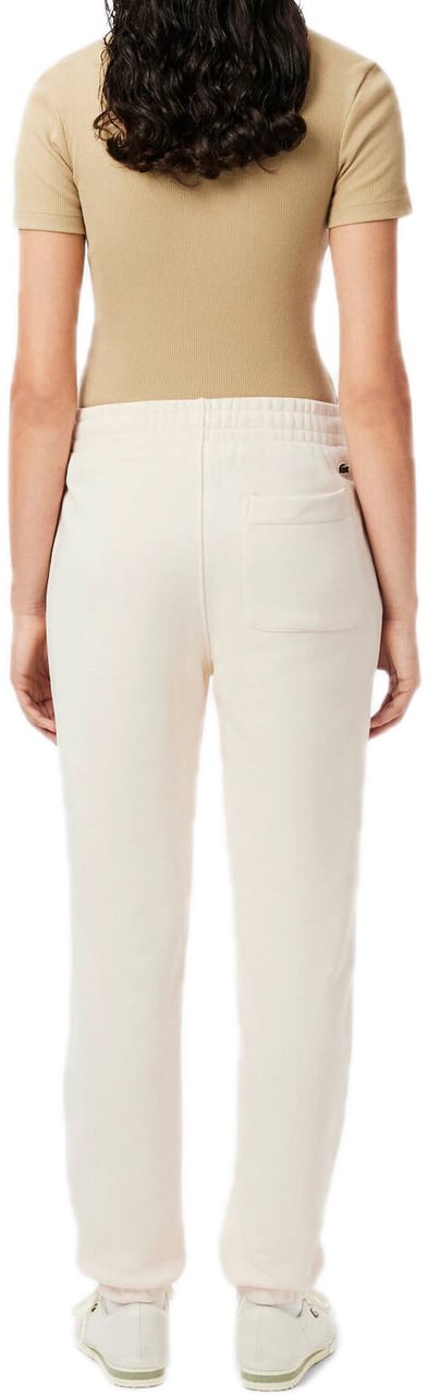 Lacoste Fleece Broek Wit