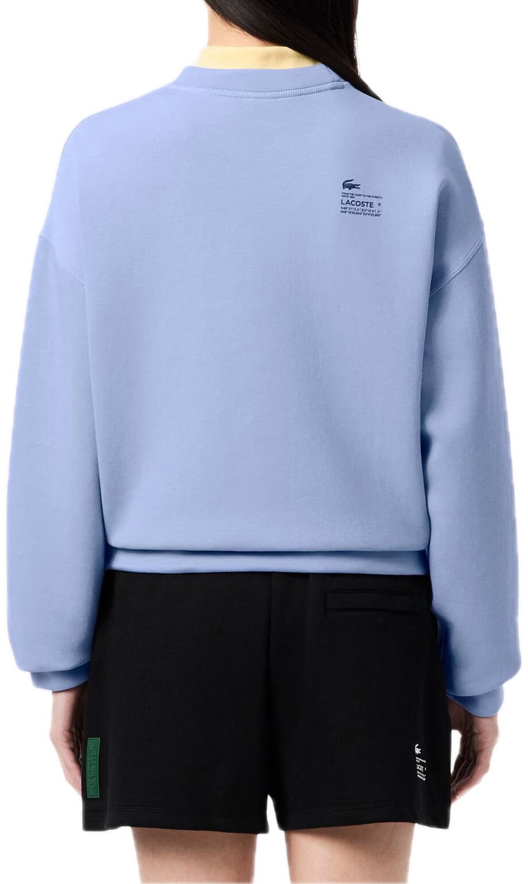 Lacoste Oversized Sweatshirt Paars