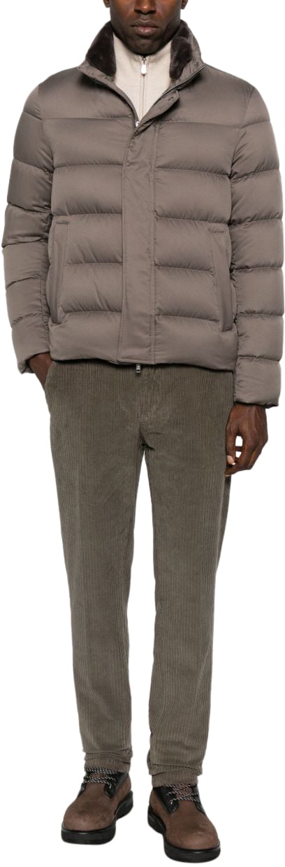 Herno Coats Brown Bruin
