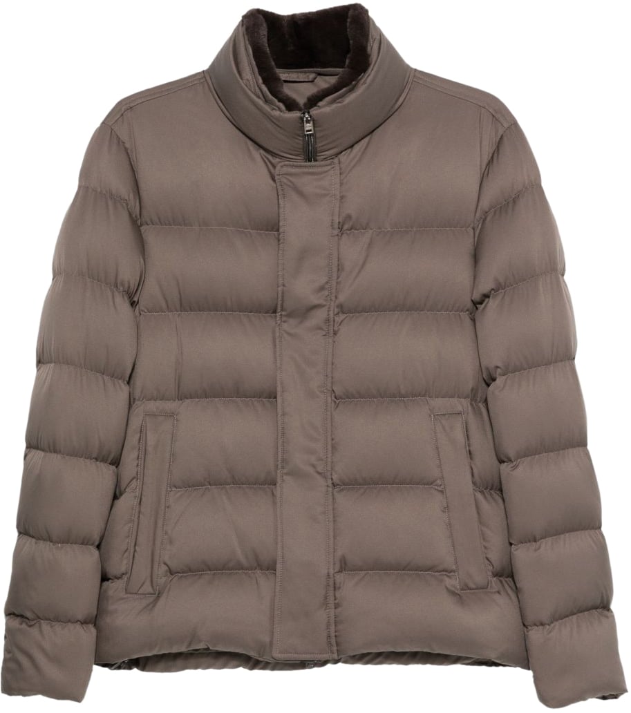 Herno Coats Brown Bruin