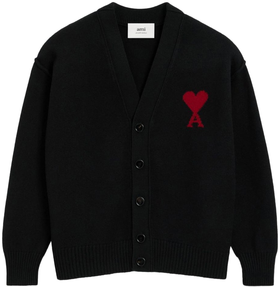 AMI Paris Sweaters Black Zwart