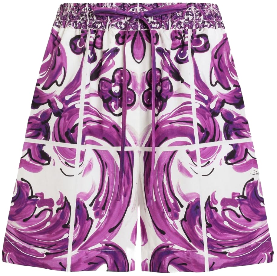 Dolce & Gabbana Shorts Purple Paars