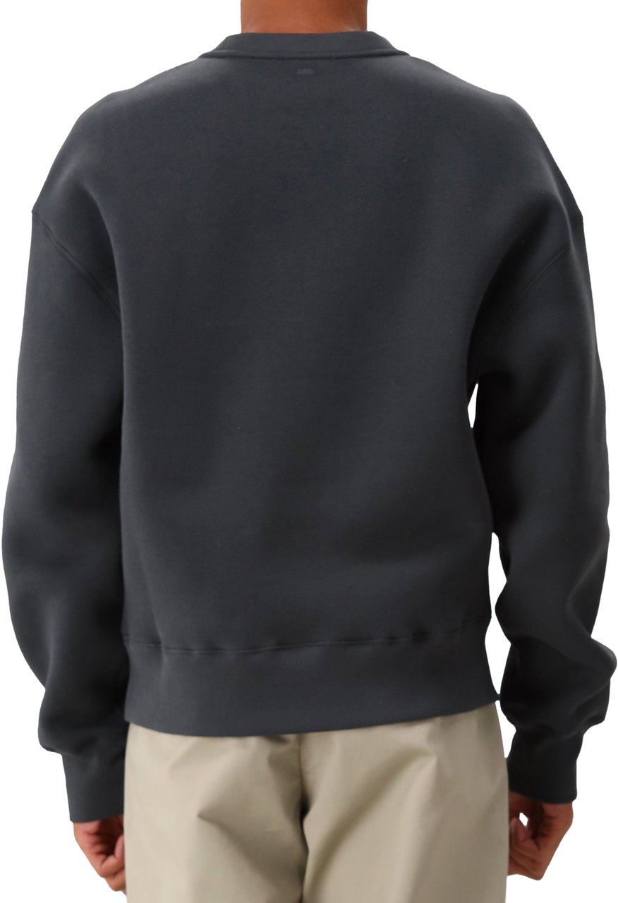 AMI Paris AMI Paris Sweater Donker Grijs Sweat Big ADC Grijs