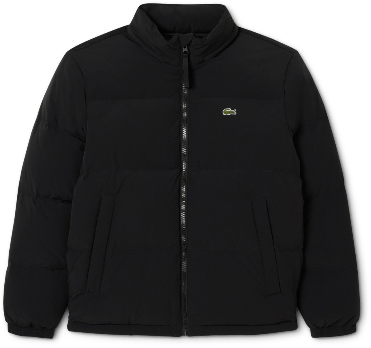 Lacoste doudoune a capuche deperlante Zwart