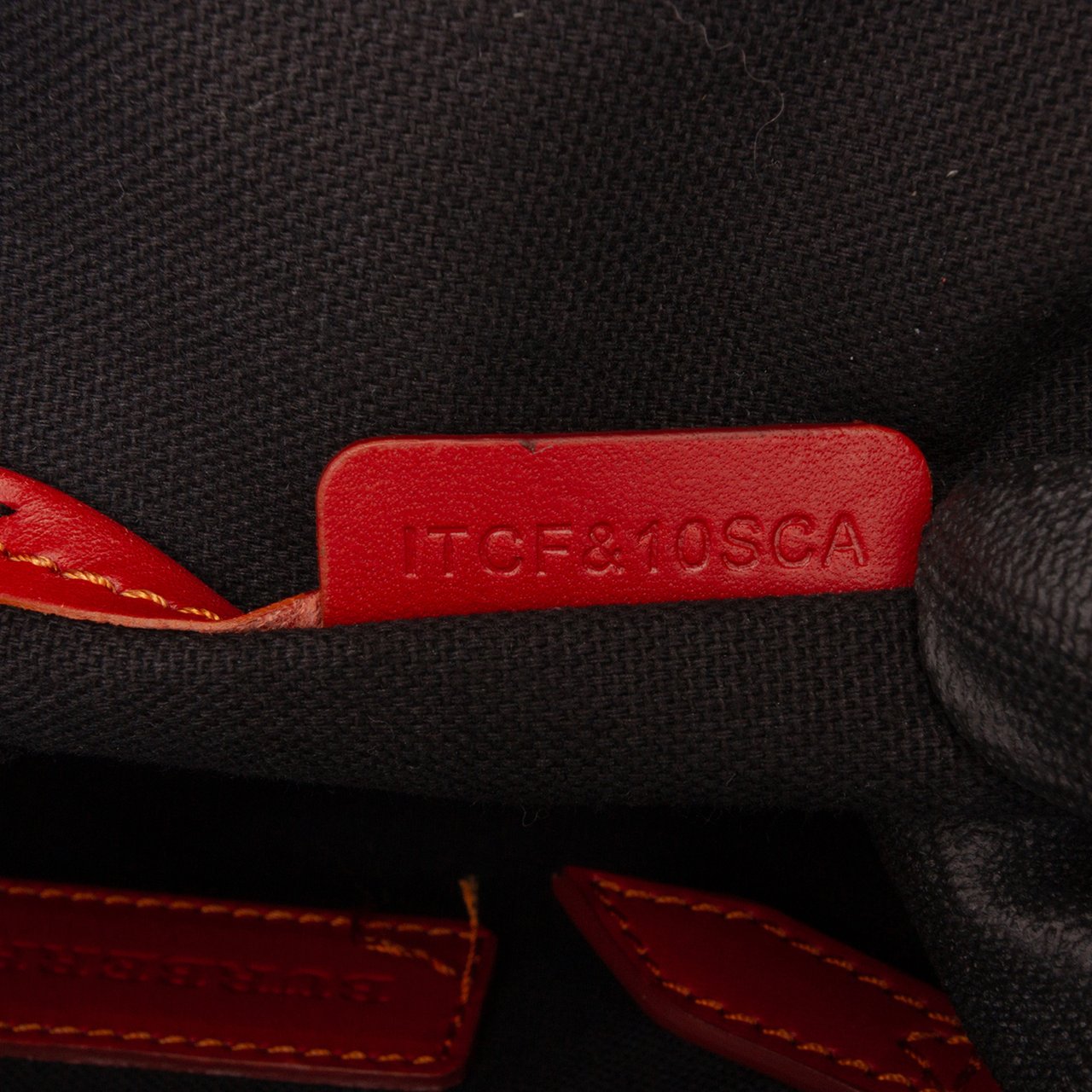 Burberry Small Leather Trimmed House Check Canvas Bridle Orchard Satchel Bruin