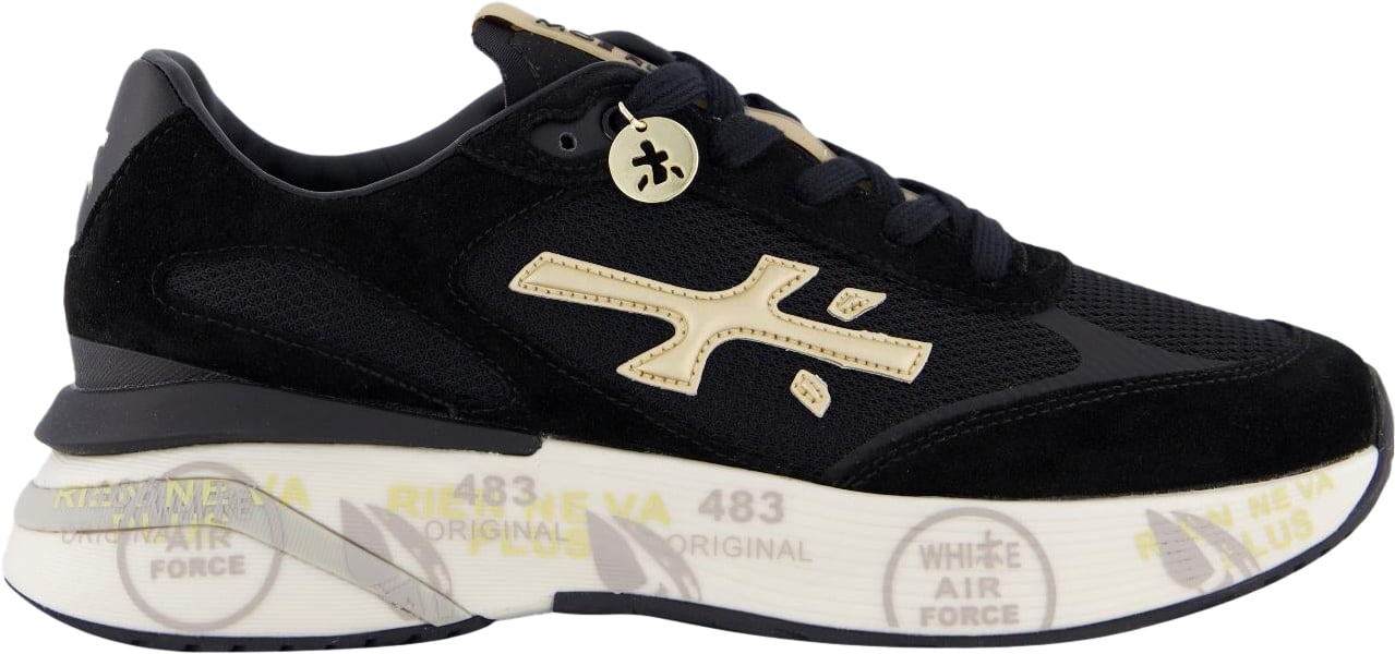 Premiata Dames Moerund Sneaker Zwart