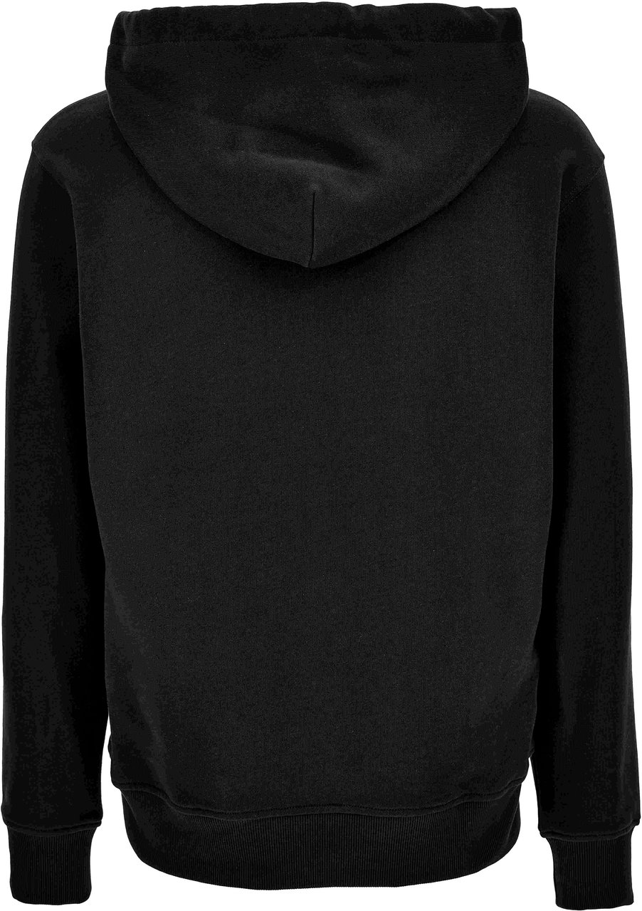 Versace Jeans Couture Felpe Serigrafiche Sweatshirt Zwart