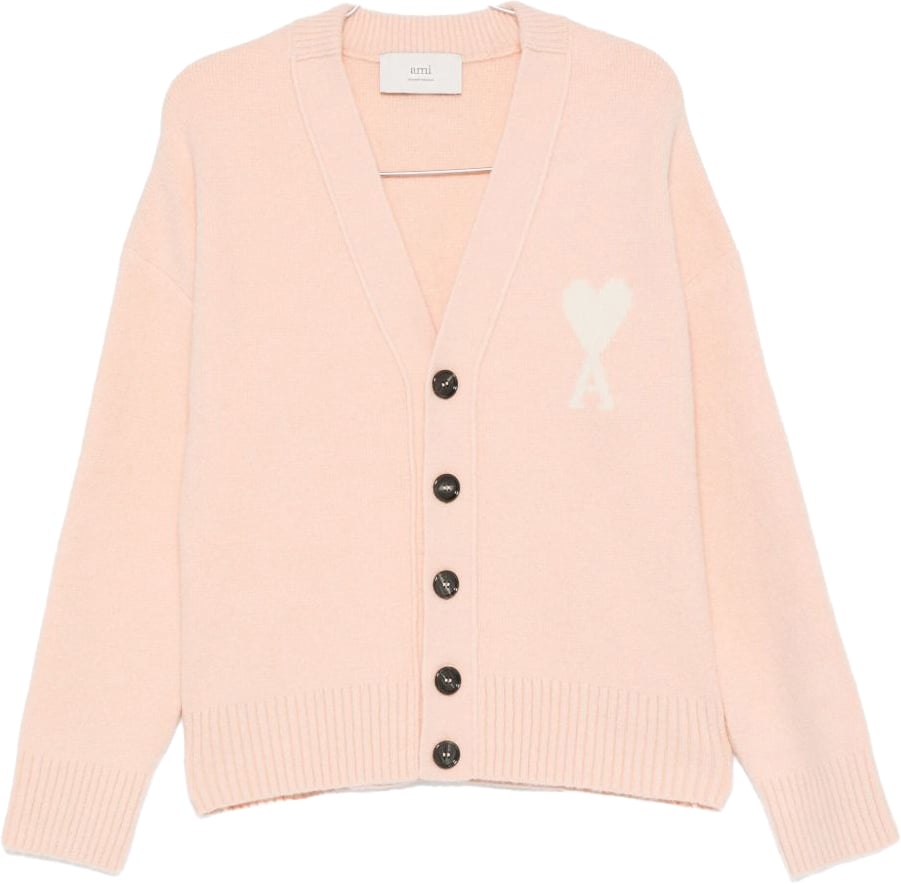 AMI Paris Sweaters Powder Roze