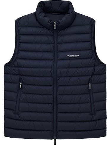 Armani Exchange Armani Exchange Down Waistcoat Blauw