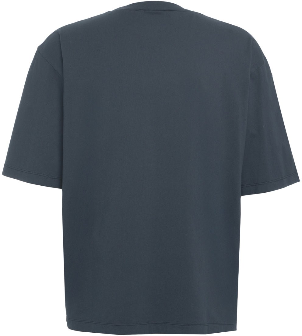 Dsquared2 Oversize T-shirt with logo print Blauw