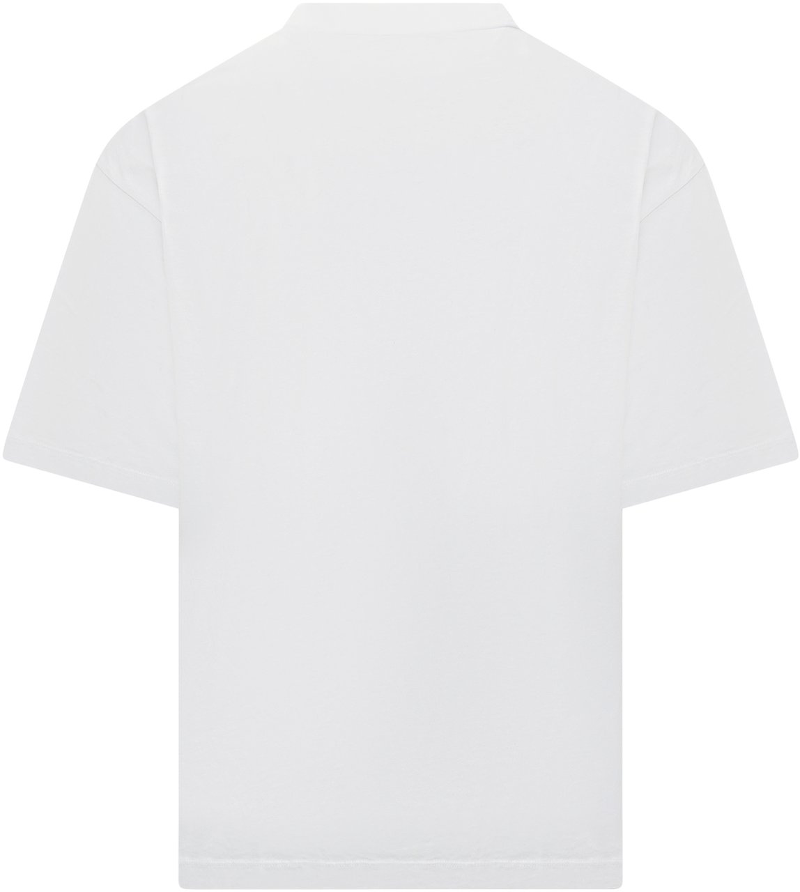 Dsquared2 Dsquared2 T-Shirt Bianca con Stampa DSQ2 Club Wit