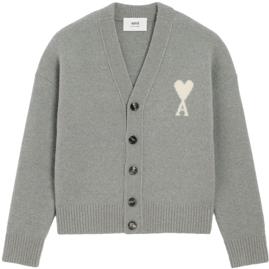 AMI Paris Sweaters Gris Grijs