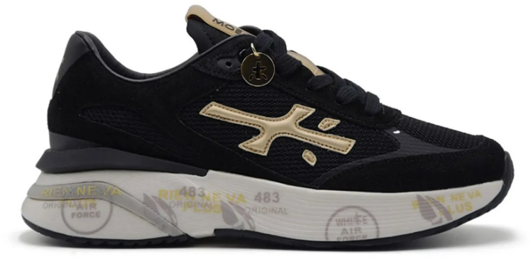 Premiata Dames Moerund Sneaker Zwart