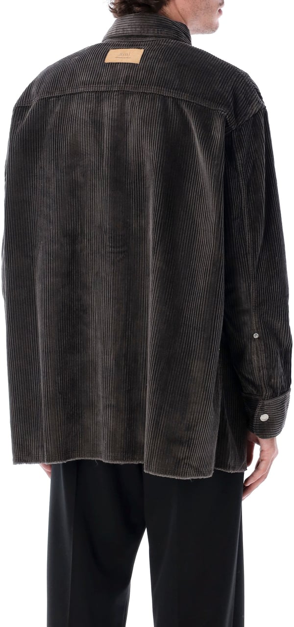 AMI Paris Shirts Grey Grijs