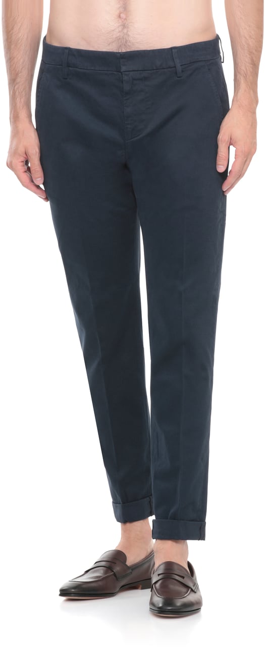 Dondup Trousers Blue Navy