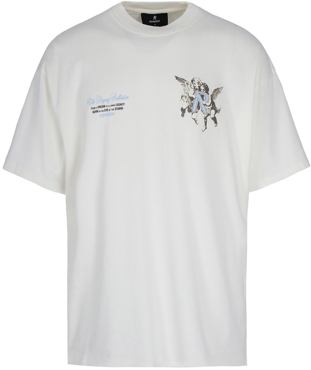 Represent T-Shirts And Polos Flat White Wit