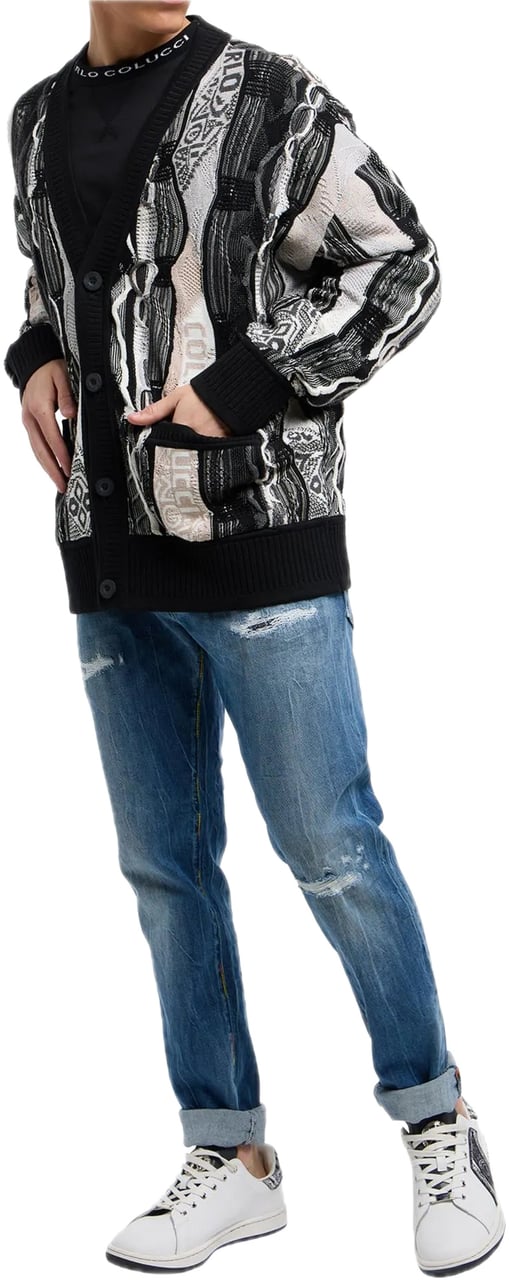 Carlo Colucci Vest C11718 201 Zwart