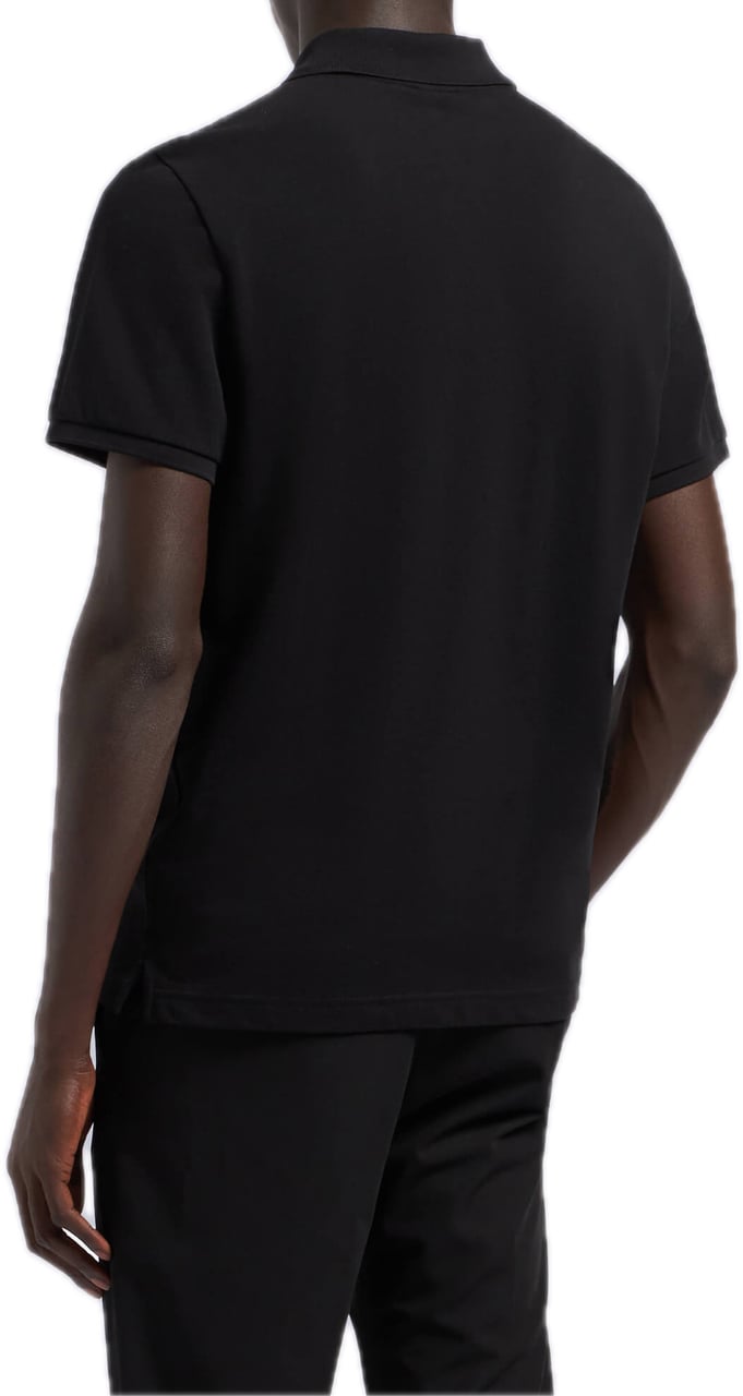 Moose Knuckles Everett Polo Black/Gold Zwart