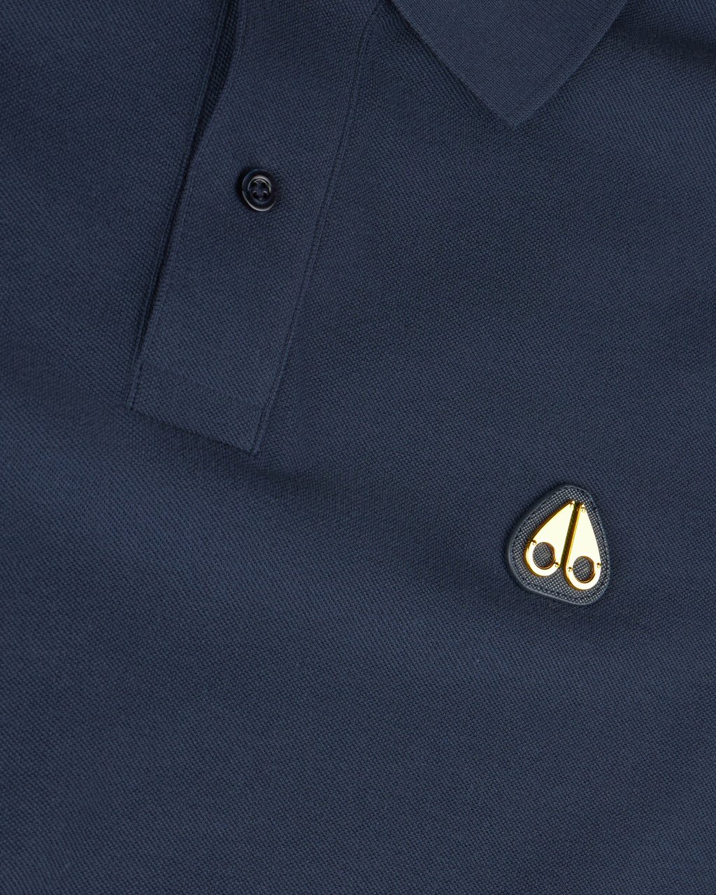 Moose Knuckles Everett Polo Navy/Gold Blauw