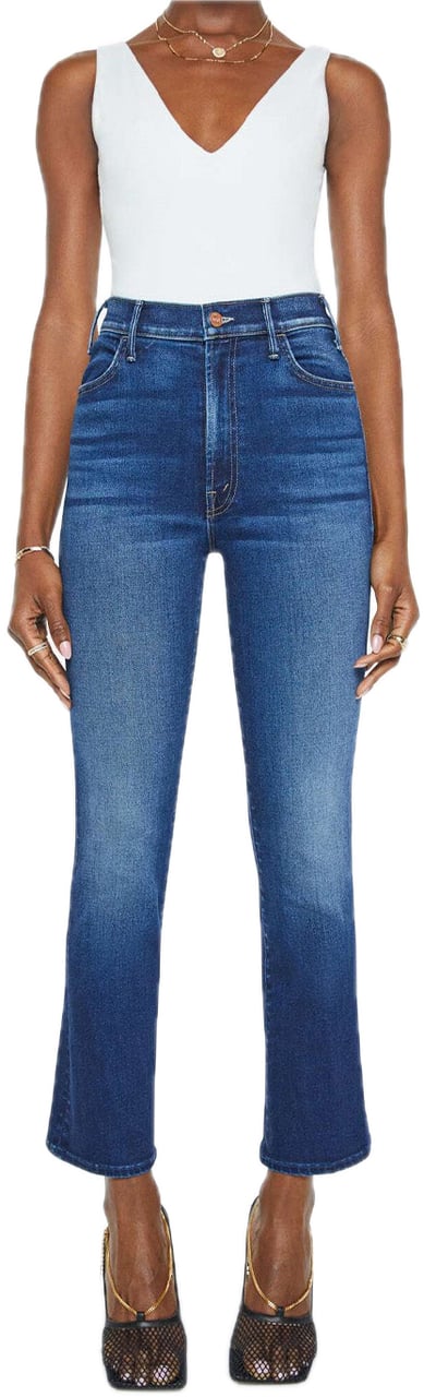 Mother Denim Taking Chance Blauw