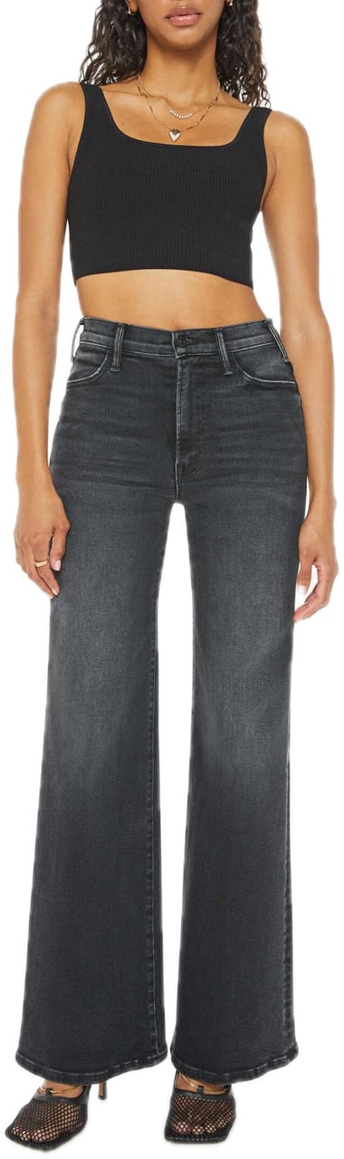 Mother Denim Not Today Satan Zwart