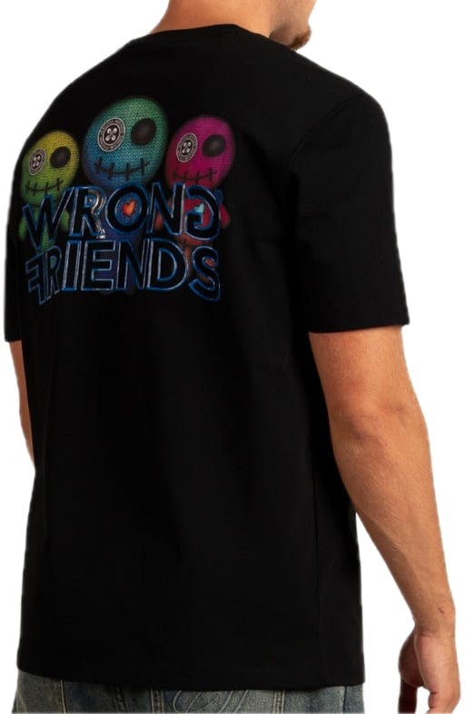 Wrong Friends Walden T-shirt Zwart