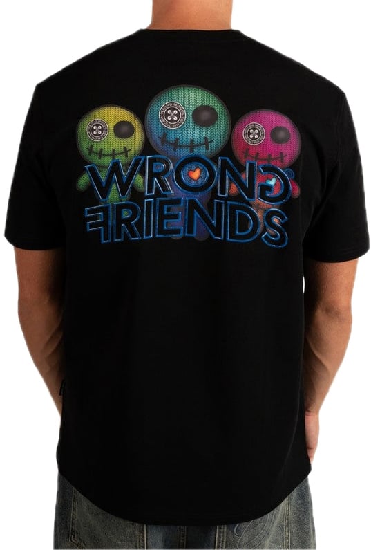 Wrong Friends Walden T-shirt Zwart