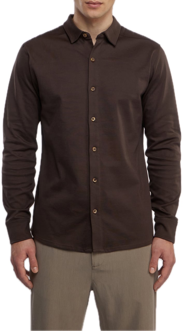 Aeden Marley Shirt | Ganache Bruin