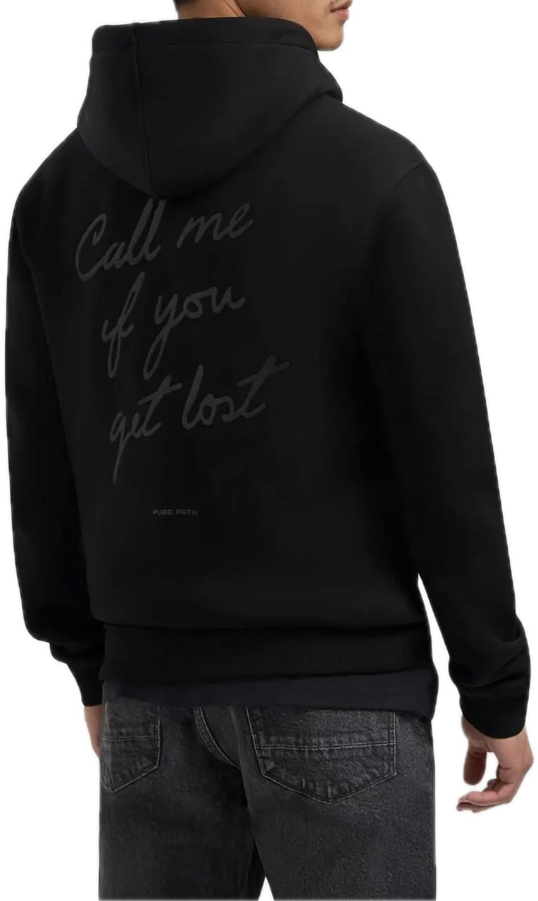 Pure Path Call Me If You Get Lost Hoodie Zwart