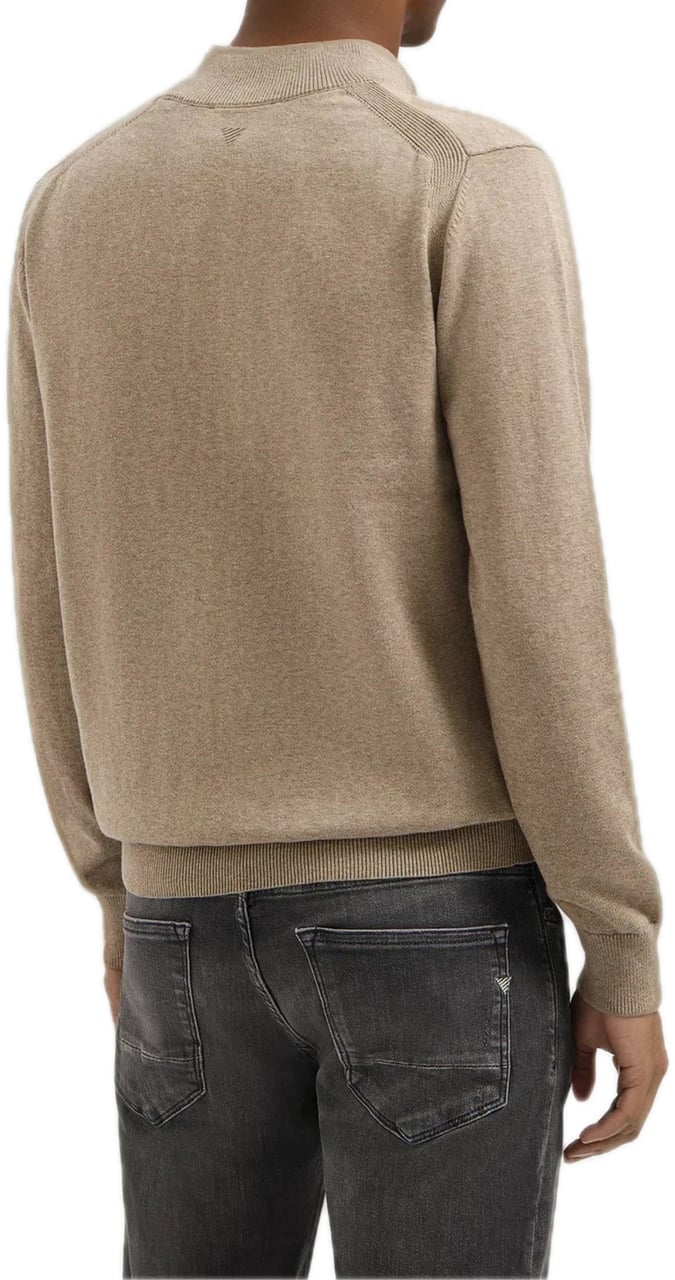 Pure Path Knit Hidden Half-zip Sweater taupe Taupe