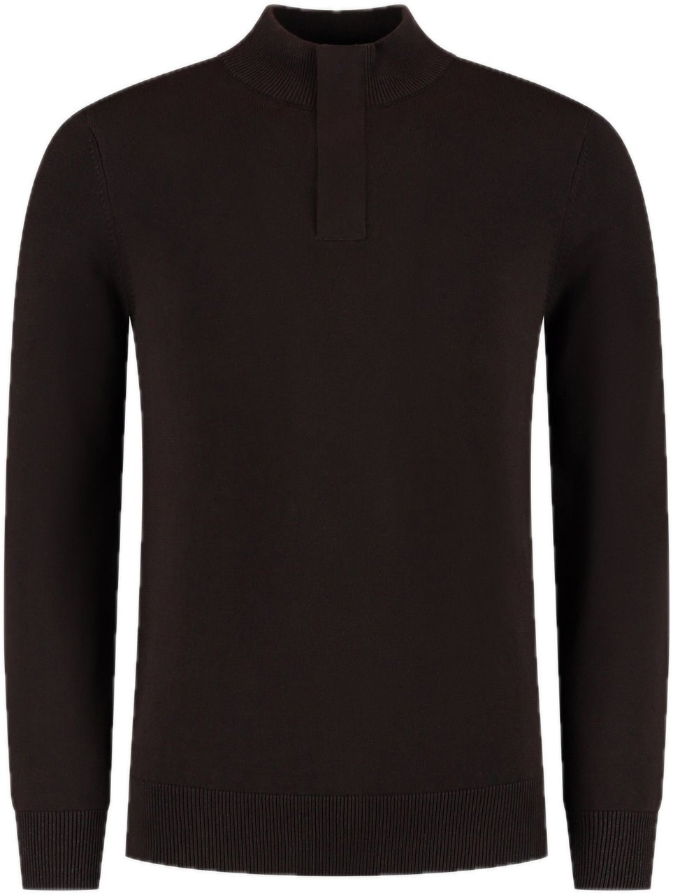 Pure Path Knit Hidden Half-zip brown bruin Bruin