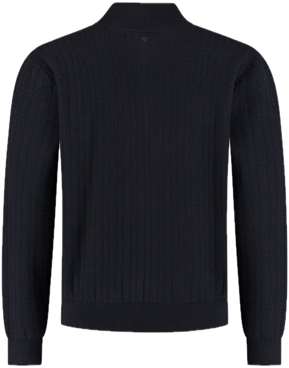 Pure Path Knit Half-zip Sweater Dark navy Blauw